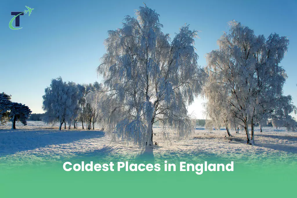 coldest places in England