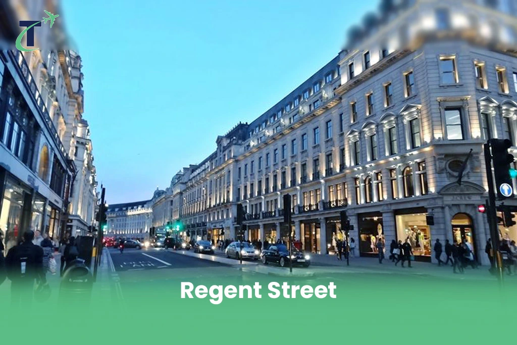 Regent Street shopping in london